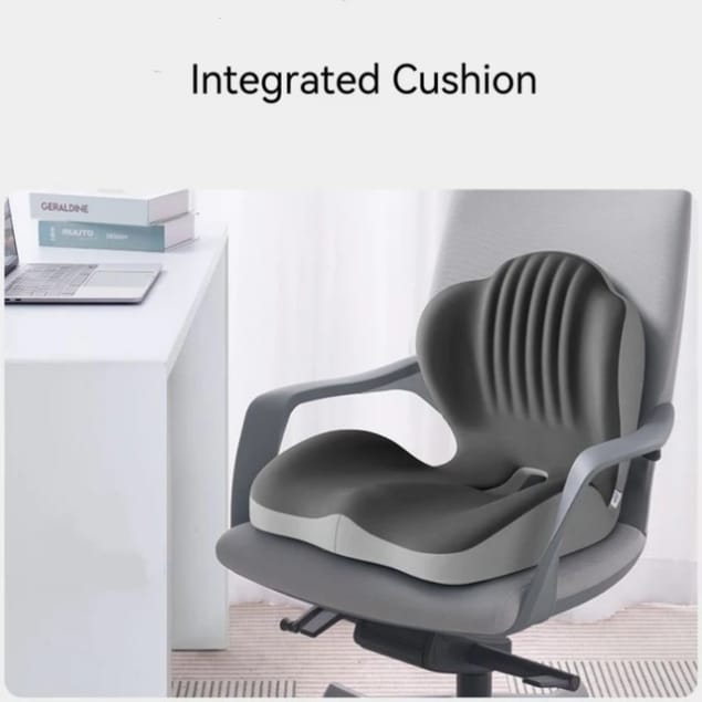 Super Ortho Ergonomic Memory Foam Seat Cushion for Long Sitting & Back Pain Relief